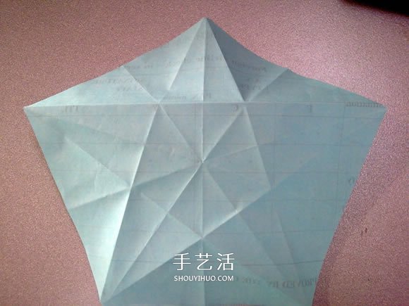 五瓣玫瑰花的折法图解 比川崎玫瑰更好看！ -  www.shouyihuo.com
