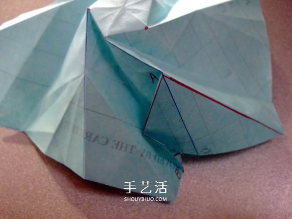 五瓣玫瑰花的折法图解 比川崎玫瑰更好看！ -  www.shouyihuo.com