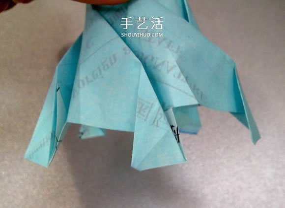 五瓣玫瑰花的折法图解 比川崎玫瑰更好看！ -  www.shouyihuo.com