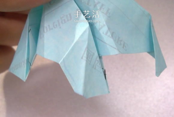 五瓣玫瑰花的折法图解 比川崎玫瑰更好看！ -  www.shouyihuo.com