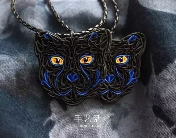 宛如精美衍纸！俄罗斯姑娘的迷人软陶动物作品 -  www.shouyihuo.com