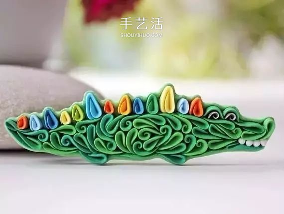 宛如精美衍纸！俄罗斯姑娘的迷人软陶动物作品 -  www.shouyihuo.com