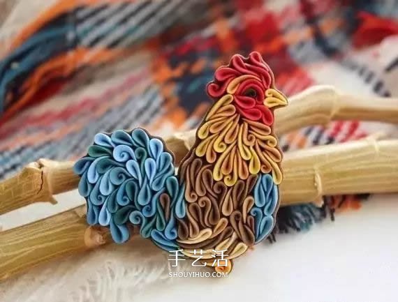 宛如精美衍纸！俄罗斯姑娘的迷人软陶动物作品 -  www.shouyihuo.com