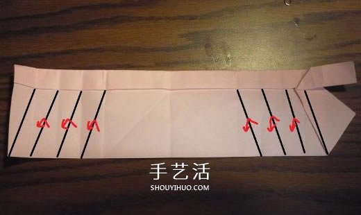 心形礼品盒折纸方法 带盖爱心盒子怎么折图解 -  www.shouyihuo.com