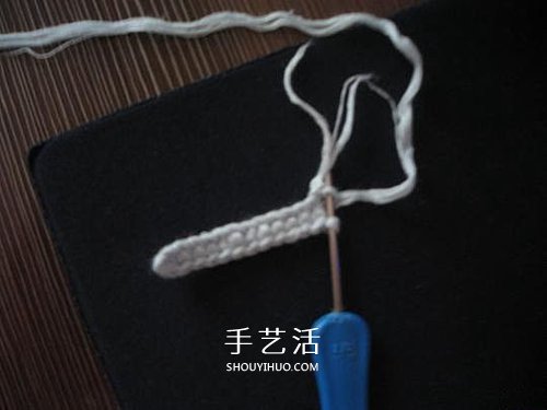 宝宝保暖毛线鞋的编法 手工编织婴儿鞋图解 -  www.shouyihuo.com