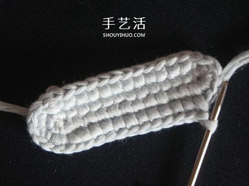 宝宝保暖毛线鞋的编法 手工编织婴儿鞋图解 -  www.shouyihuo.com