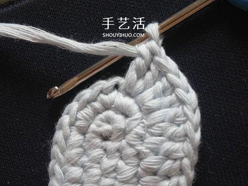 宝宝保暖毛线鞋的编法 手工编织婴儿鞋图解 -  www.shouyihuo.com