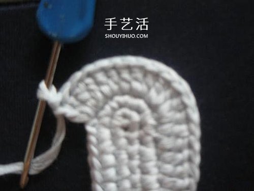 宝宝保暖毛线鞋的编法 手工编织婴儿鞋图解 -  www.shouyihuo.com