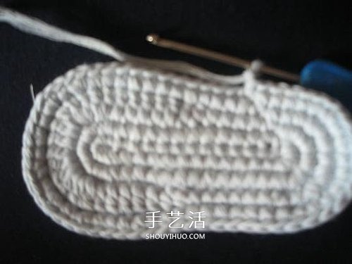 宝宝保暖毛线鞋的编法 手工编织婴儿鞋图解 -  www.shouyihuo.com