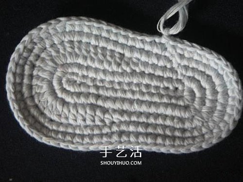 宝宝保暖毛线鞋的编法 手工编织婴儿鞋图解 -  www.shouyihuo.com