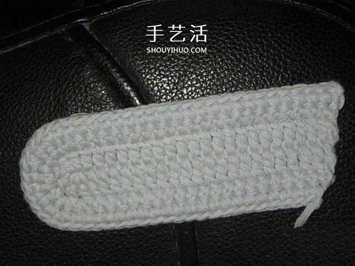 宝宝保暖毛线鞋的编法 手工编织婴儿鞋图解 -  www.shouyihuo.com