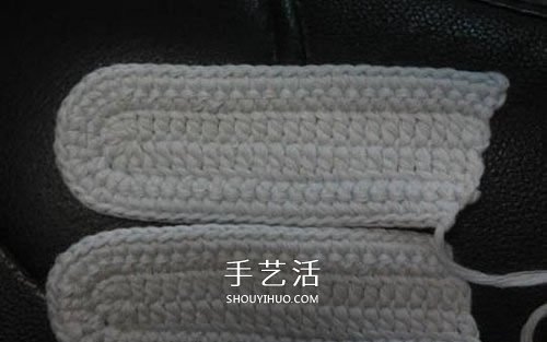 宝宝保暖毛线鞋的编法 手工编织婴儿鞋图解 -  www.shouyihuo.com