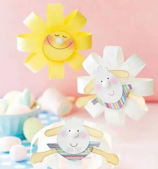 幼儿园彩色卡纸手工制作 简单DIY可爱小动物 -  www.shouyihuo.com