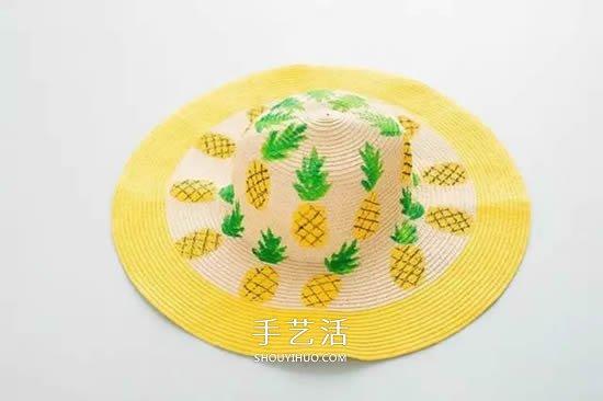 去年的遮阳帽戴腻了 简单改造一下美腻朋友圈 -  www.shouyihuo.com
