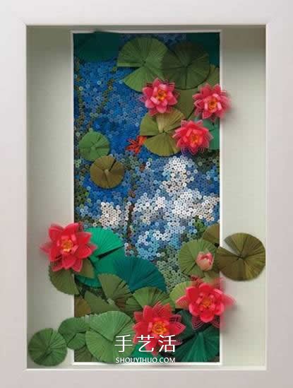 简直美炸了！手工立体卷纸花作品图片大全 -  www.shouyihuo.com