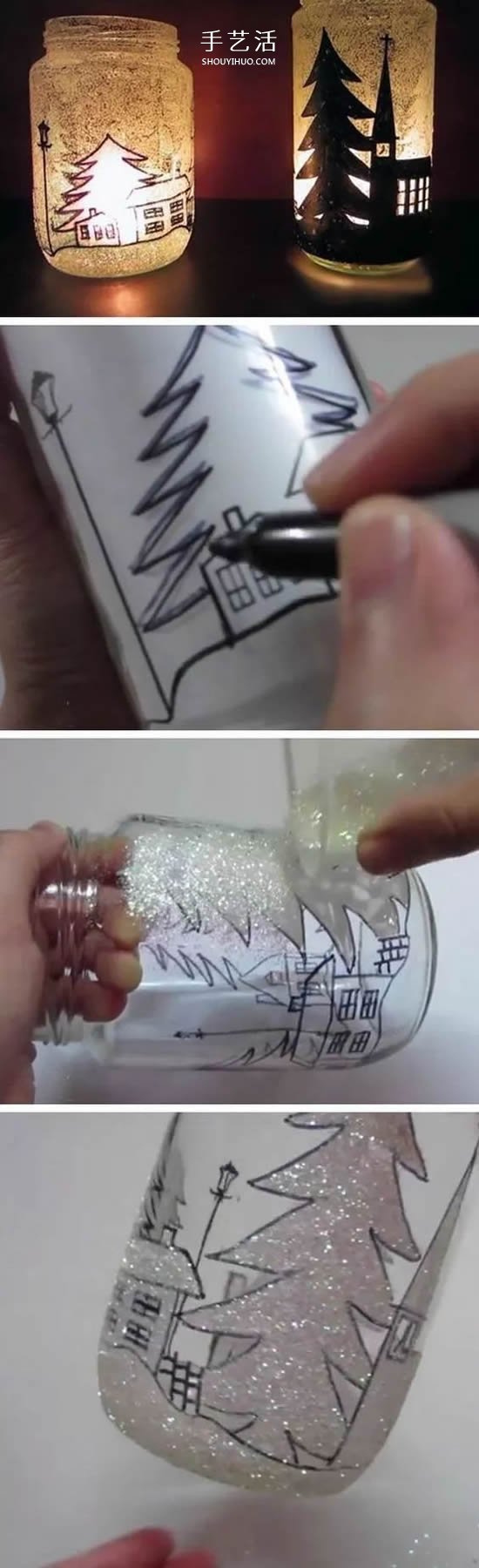 自己动手DIY 漂亮玻璃瓶改造让你舍不得丢掉！ -  www.shouyihuo.com