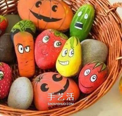 创意超棒的儿童石头画作品 每一个都好想学！ -  www.shouyihuo.com