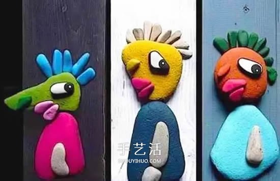 创意超棒的儿童石头画作品 每一个都好想学！ -  www.shouyihuo.com