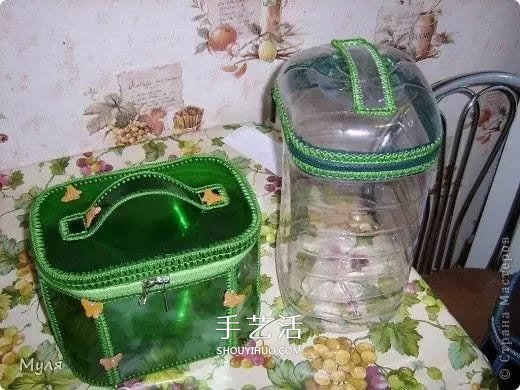 用塑料瓶做的小制作 凳子沙发垃圾桶随便选 -  www.shouyihuo.com