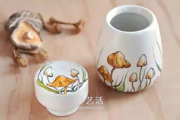 她们把家里的杯碟画成画 将每一天都过成诗！ -  www.shouyihuo.com
