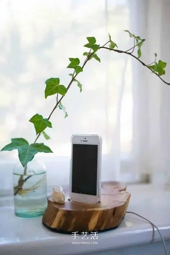 一截破木头捡回家 简单DIY改造让家美翻！ -  www.shouyihuo.com