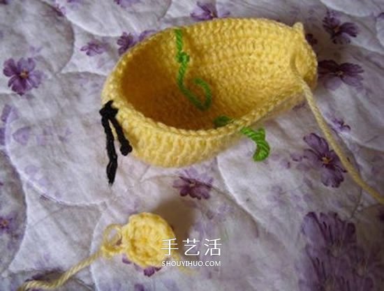 婴儿毛线保暖鞋子的织法 单色就已经很好看！ -  www.shouyihuo.com