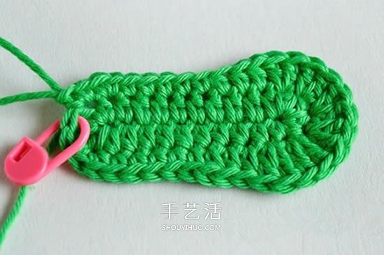 给脚踝也提供保暖！简洁好看宝宝毛线鞋织法 -  www.shouyihuo.com