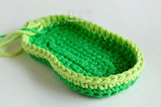 给脚踝也提供保暖！简洁好看宝宝毛线鞋织法 -  www.shouyihuo.com