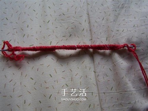 用棒针平针手工编织保暖拖鞋的方法图解 -  www.shouyihuo.com
