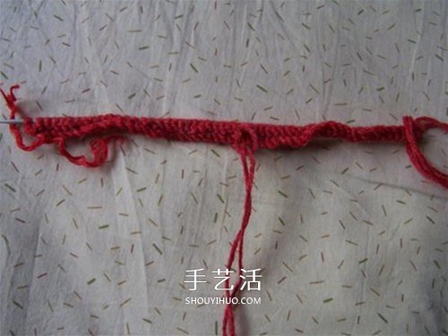 用棒针平针手工编织保暖拖鞋的方法图解 -  www.shouyihuo.com