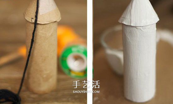 给自己一份小礼物！用卷纸筒做儿童节火箭礼物 -  www.shouyihuo.com