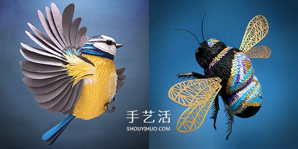 受迪士尼青睐！Lloyd 鲜艳、细腻的纸雕作品 -  www.shouyihuo.com