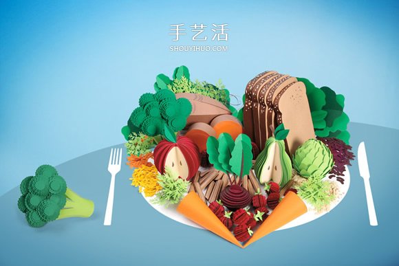受迪士尼青睐！Lloyd 鲜艳、细腻的纸雕作品 -  www.shouyihuo.com