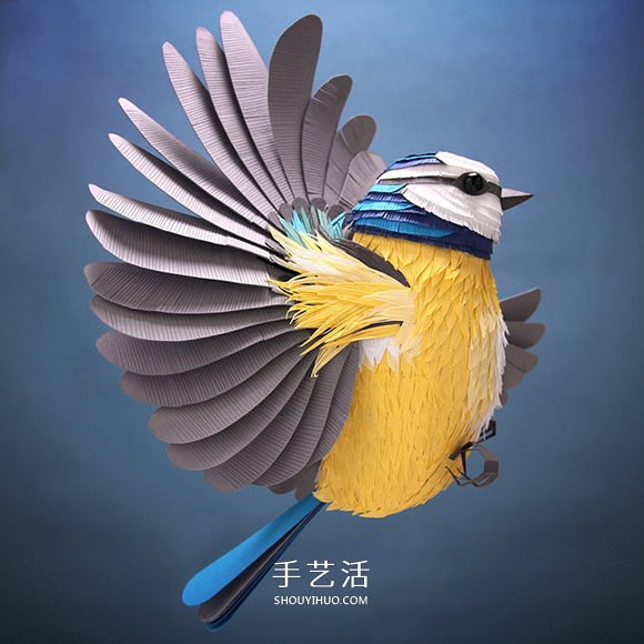 受迪士尼青睐！Lloyd 鲜艳、细腻的纸雕作品 -  www.shouyihuo.com