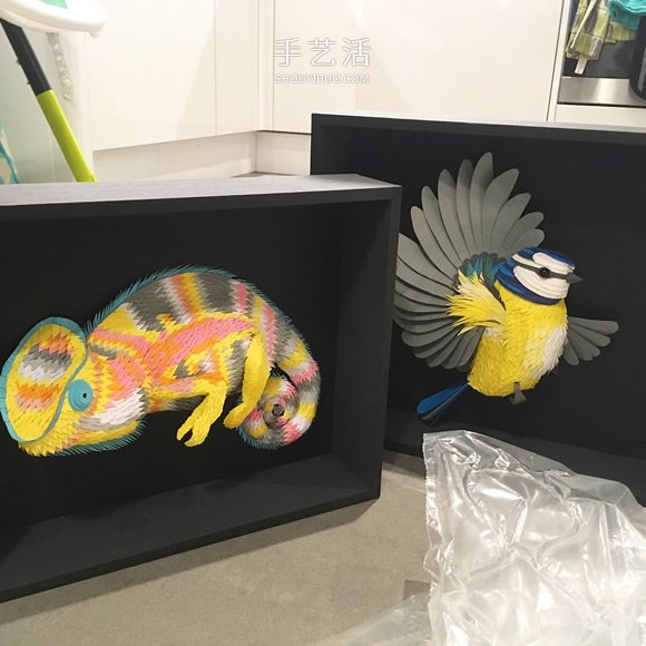 受迪士尼青睐！Lloyd 鲜艳、细腻的纸雕作品 -  www.shouyihuo.com