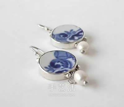 精美陶瓷盘掉地上 那就把它做成唯一的首饰吧！ -  www.shouyihuo.com