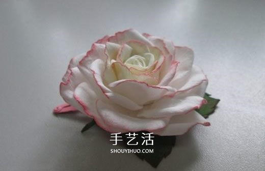 海绵纸手工制作玫瑰花的方法 逼真到难分真假！ -  www.shouyihuo.com