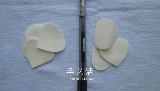 海绵纸手工制作玫瑰花的方法 逼真到难分真假！ -  www.shouyihuo.com