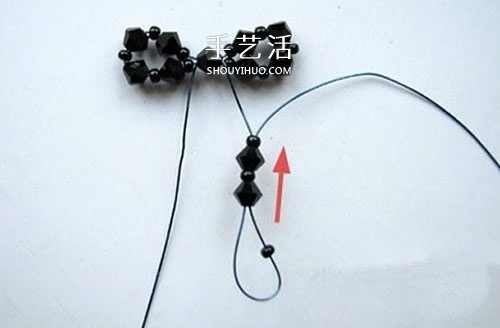 简单入门容易学！手工串珠蝴蝶戒指的做法 -  www.shouyihuo.com
