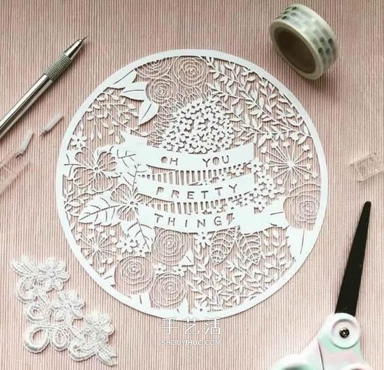 大师级平面纸雕作品大全 让A4纸价值翻万倍！ -  www.shouyihuo.com