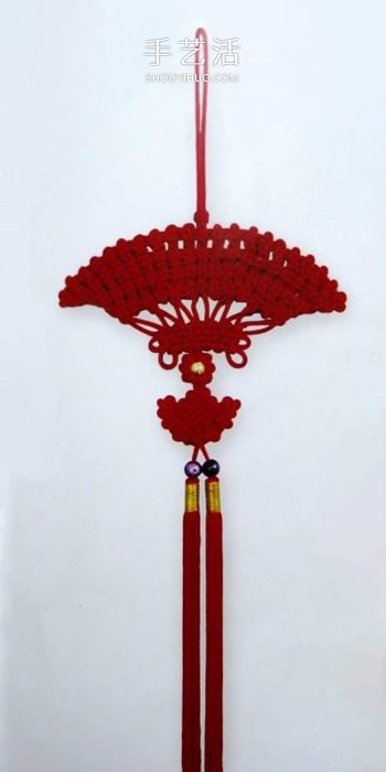 如意扇的编法图解步骤 手工中国结如意扇做法 -  www.shouyihuo.com