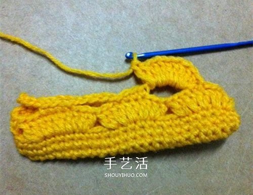 镂空毛线收纳包怎么编织 钩针包包的编法图解 -  www.shouyihuo.com
