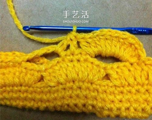 镂空毛线收纳包怎么编织 钩针包包的编法图解 -  www.shouyihuo.com