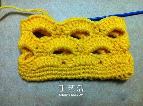 镂空毛线收纳包怎么编织 钩针包包的编法图解 -  www.shouyihuo.com