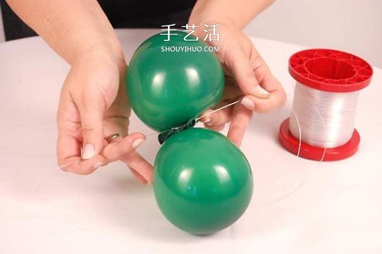 气球造型大树手工制作 植树节用气球做大树 -  www.shouyihuo.com