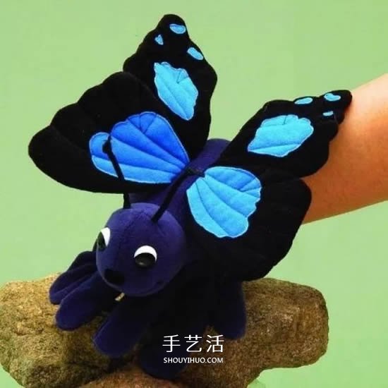 手套、袜子改造手偶 自制布玩具可以这么简单 -  www.shouyihuo.com