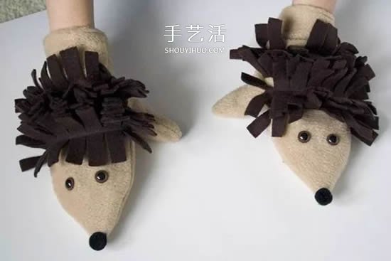 手套、袜子改造手偶 自制布玩具可以这么简单 -  www.shouyihuo.com