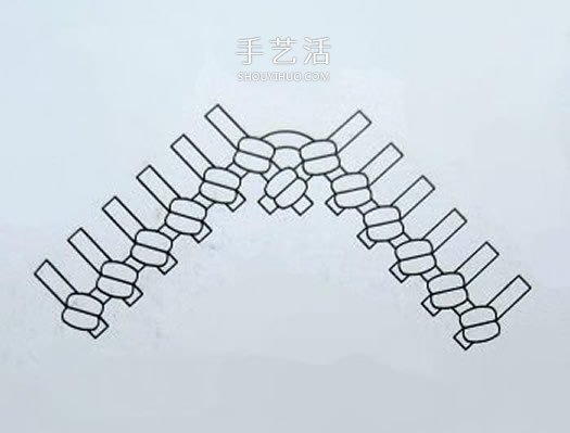 斜卷结编织寿桃的方法 中国结桃子怎么编图解 -  www.shouyihuo.com