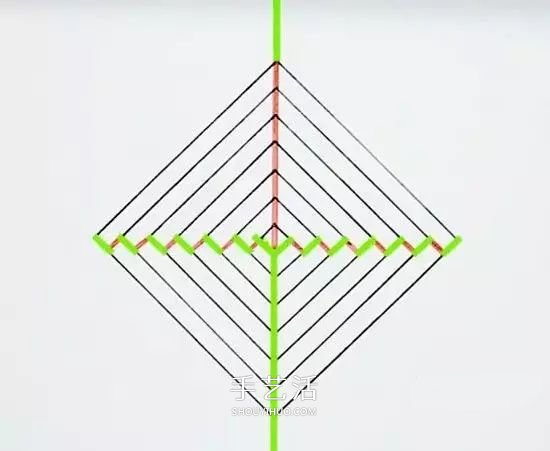 只用一张卡纸做3D旋转装置 打开闭合就会转动 -  www.shouyihuo.com