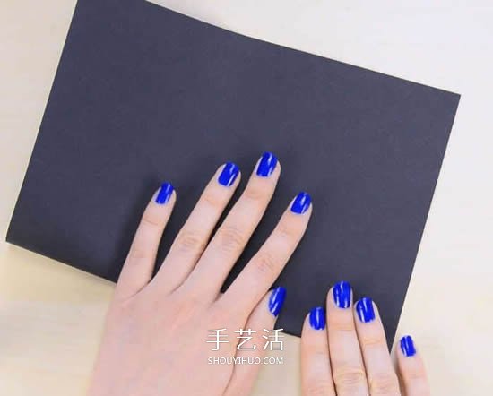 有趣的父亲节卡片DIY制作 穿黑西装打领结！ -  www.shouyihuo.com